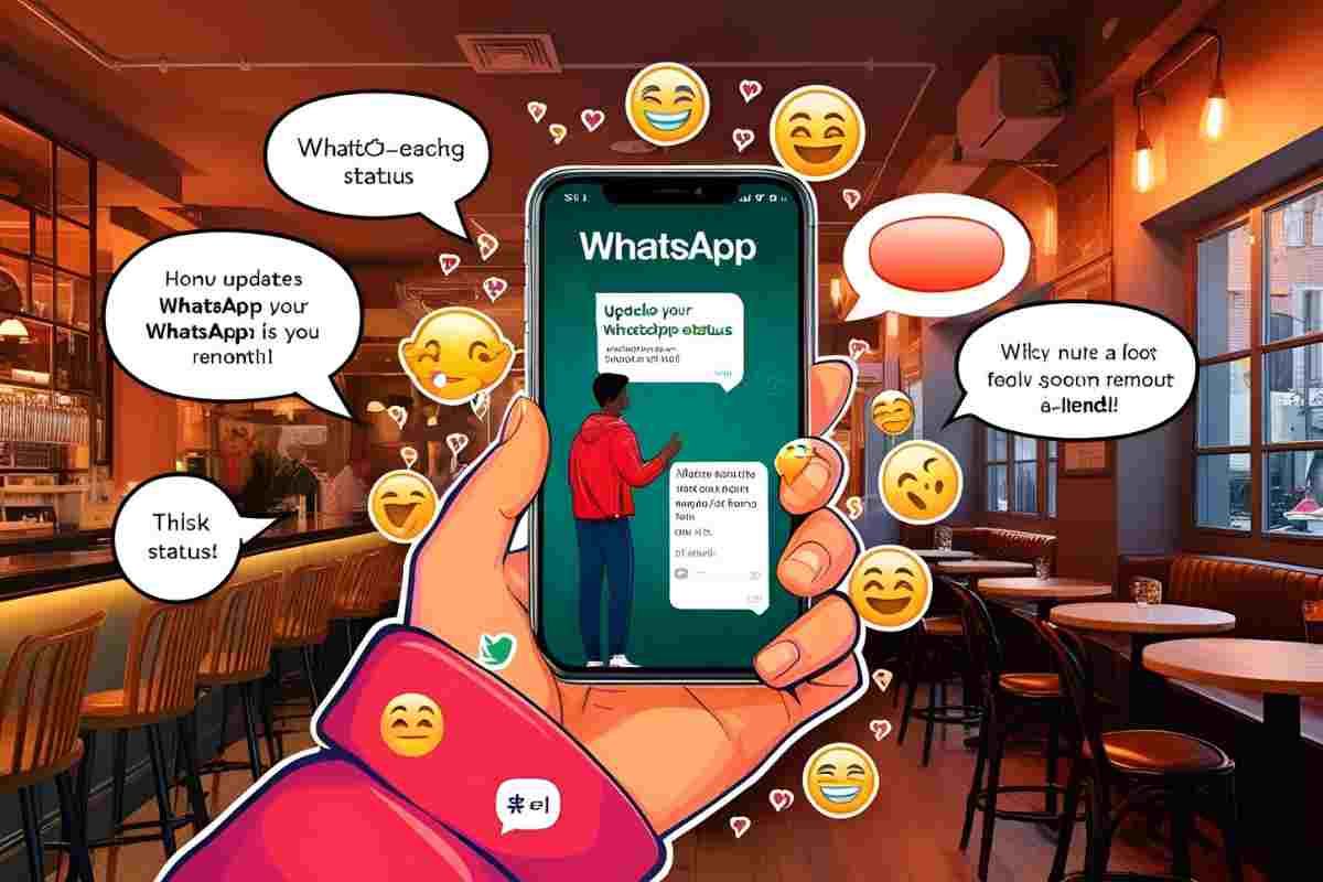 stato invidiabile su WhatsApp e reaction utenti