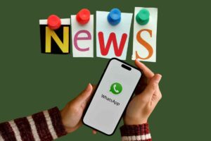 Smartphone con app WhatsApp